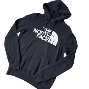 The North Face Half Dome Black Pullover Hooded Sweatshirt Mens Size S